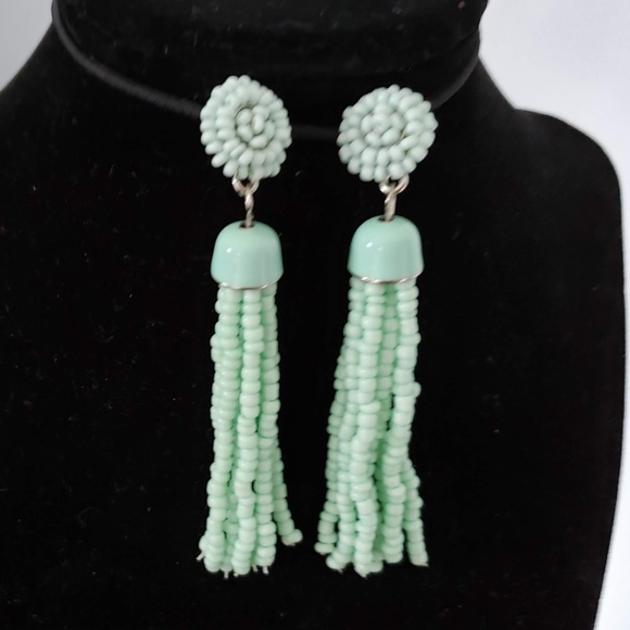 DSW Jewelry - NWOT Teal DSW beads earrings long